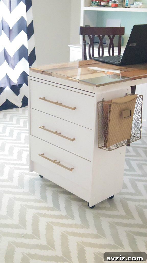 Upgrade Your Workspace: 15 Brilliant IKEA Desk Ideas 4 IKEA Rast Hack for a Rustic Craft Room Desk
