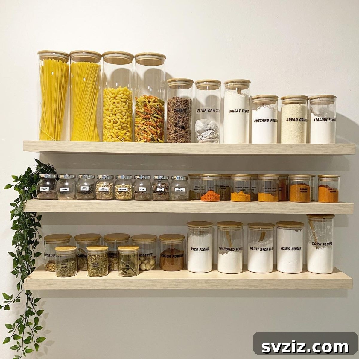Open Floating Shelves