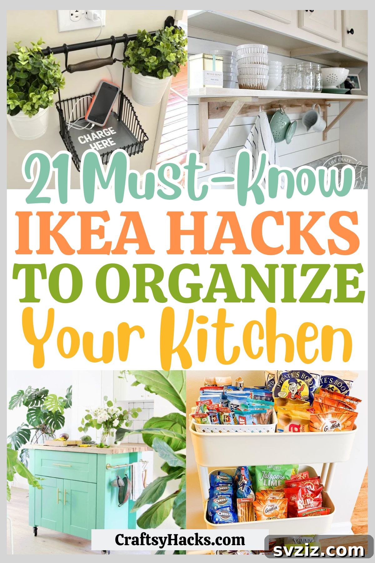 IKEA Hacks to Organize Kitchens
