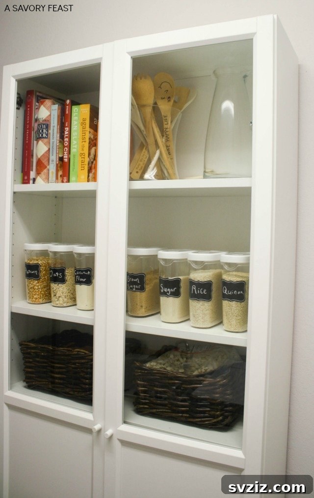  IKEA Billy Bookcase Pantry Hack