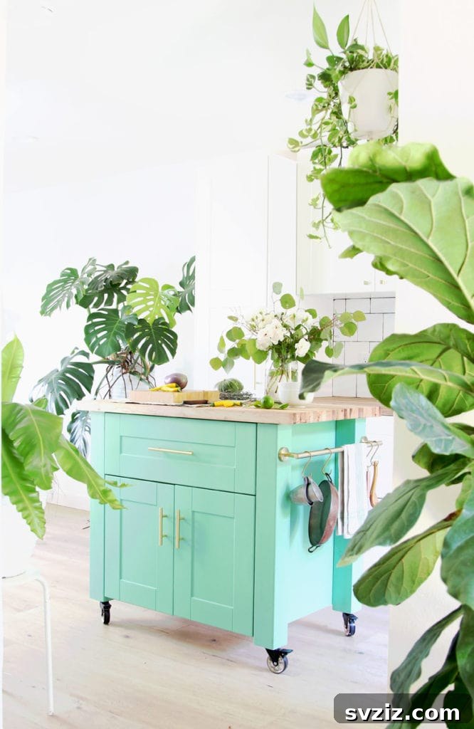  DIY Kitchen Island IKEA Hack
