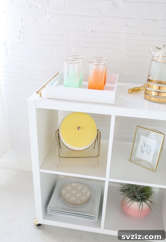 IKEA Bar Cart Hack