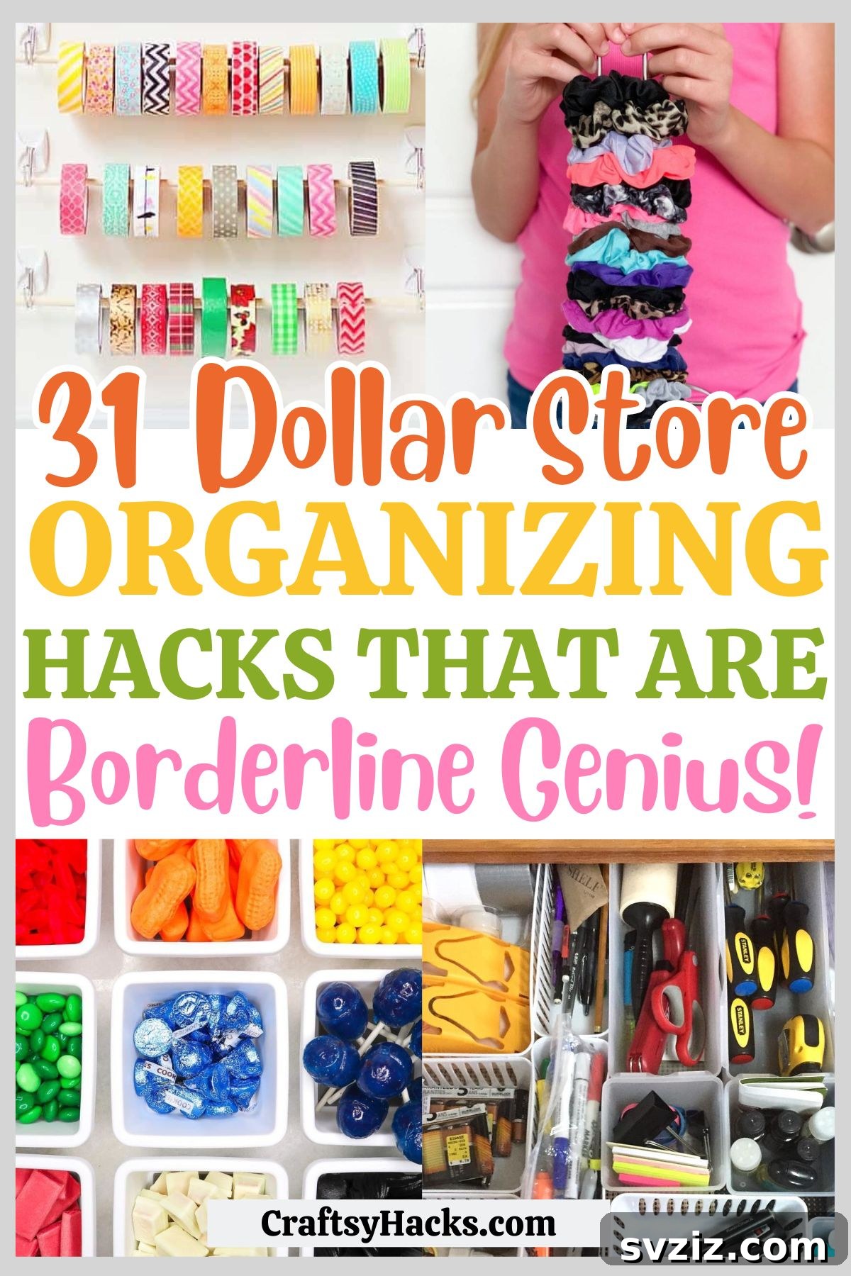 31 Dollar Store Hacks to Organize Your Life Without Breaking the Bank 2 Dollar Store Organizing Hacks