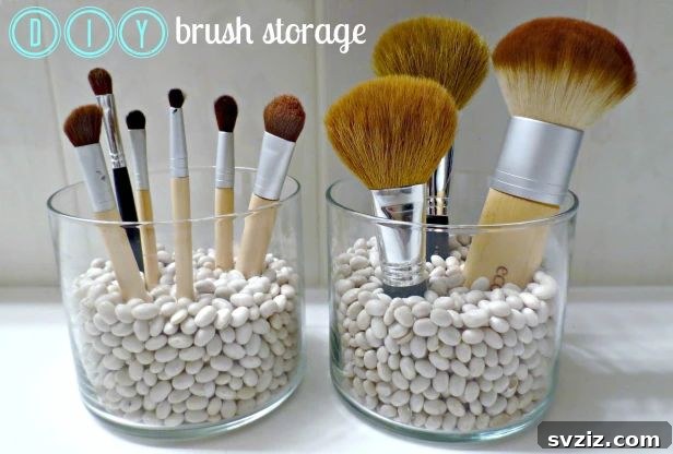 31 Dollar Store Hacks to Organize Your Life Without Breaking the Bank 15 brush holders