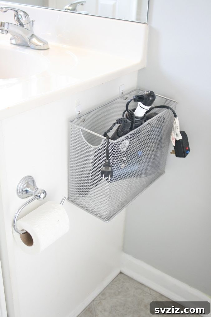 31 Dollar Store Hacks to Organize Your Life Without Breaking the Bank 24 File Box Bathroom Appliance Storage