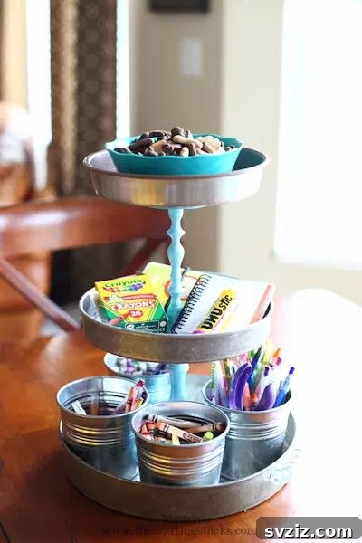 31 Dollar Store Hacks to Organize Your Life Without Breaking the Bank 32 3-Tier Craft Storage