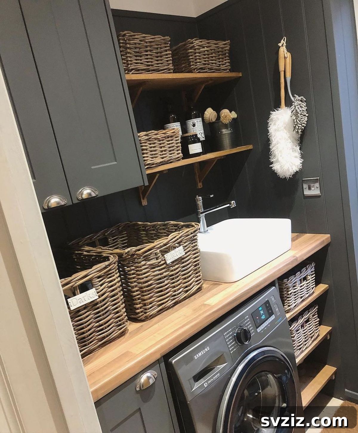 31 Budget Basket Hacks for Total Home Organization 15 utility room storage
