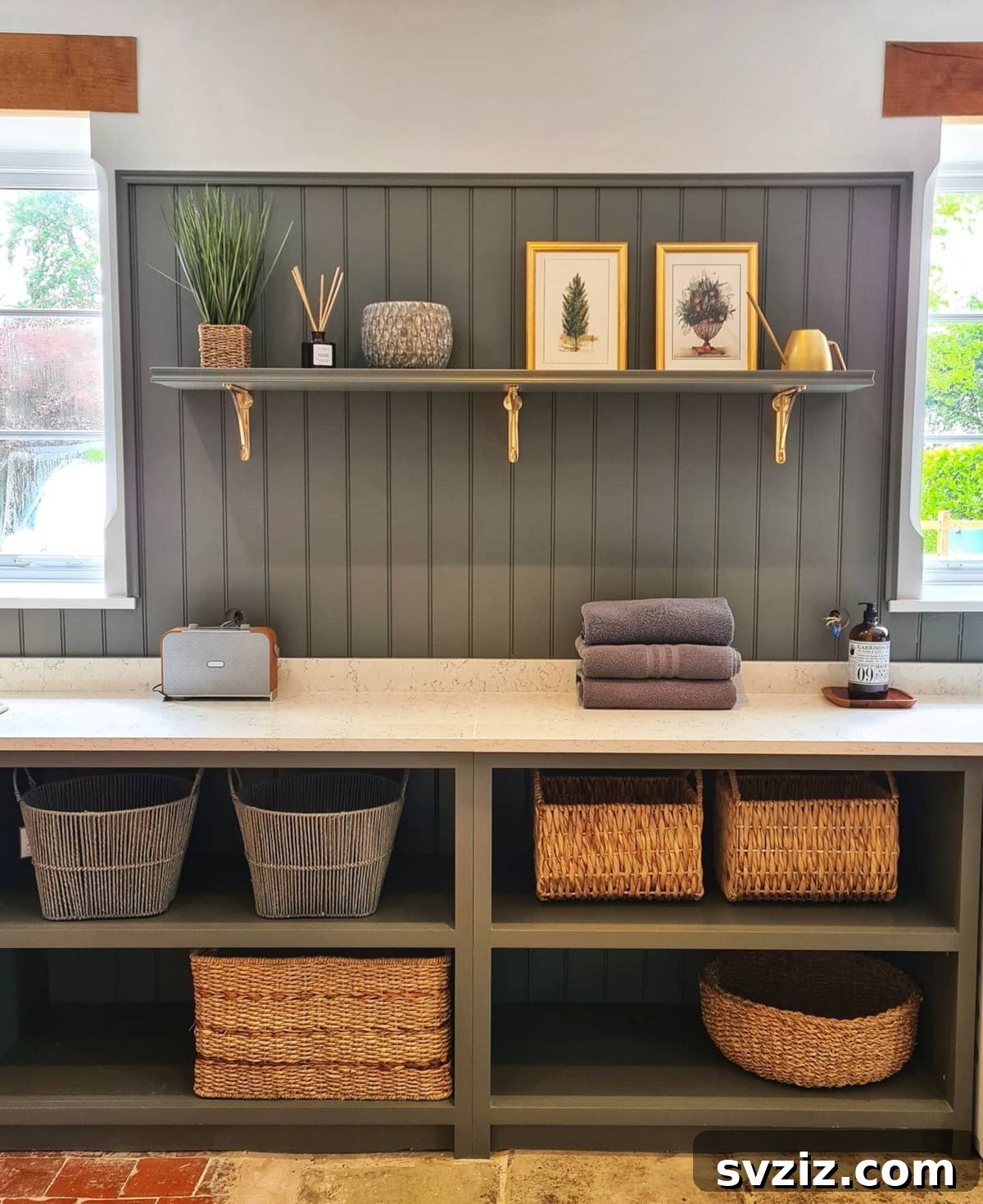 31 Budget Basket Hacks for Total Home Organization 7 laundry room organization