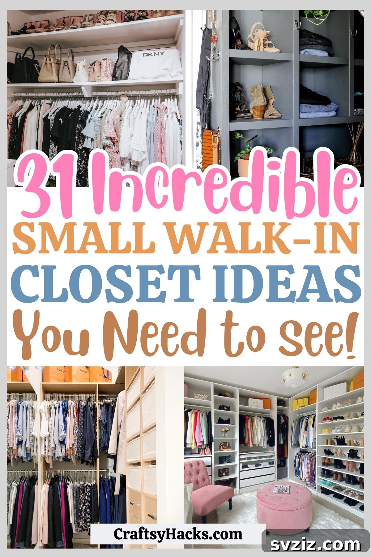 Small Walk-In Closets: Genius Ideas for Maximizing Space 2 Small Walk In Closet Ideas