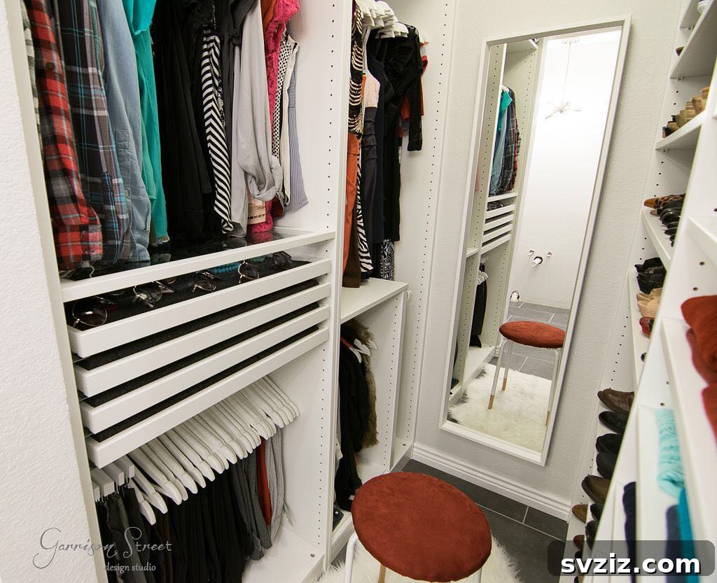 Small Walk-In Closets: Genius Ideas for Maximizing Space 18 Narrow drawers for accessories