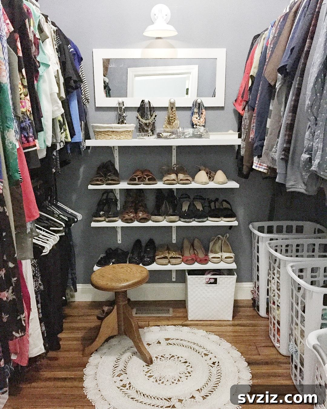 Small Walk-In Closets: Genius Ideas for Maximizing Space 9 DIY brackets and shelving