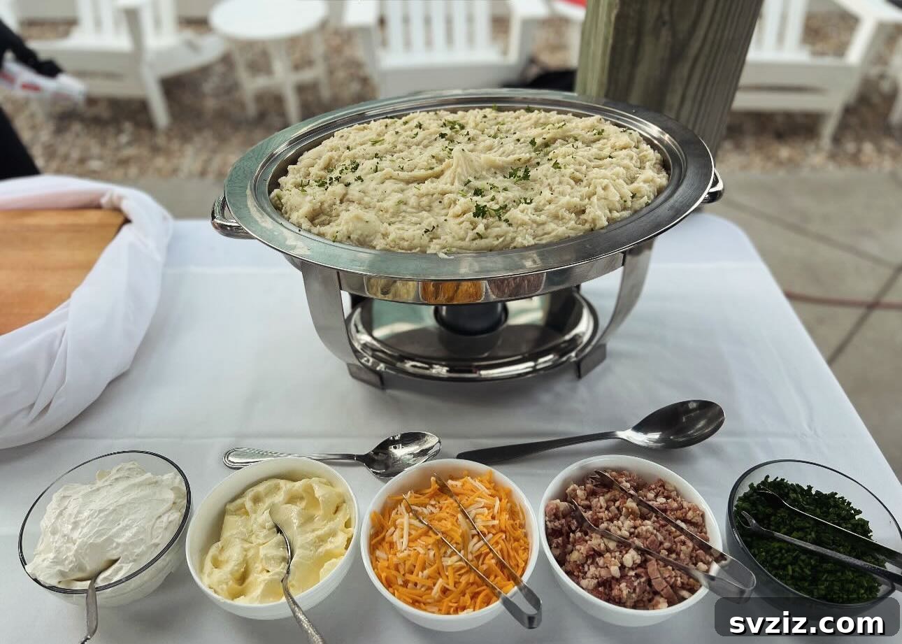 Beyond the Buffet: Creative Wedding Food Bars 12 mashed potato bar