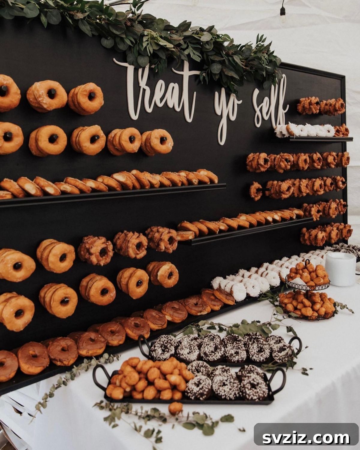 Beyond the Buffet: Creative Wedding Food Bars 18 donut bar