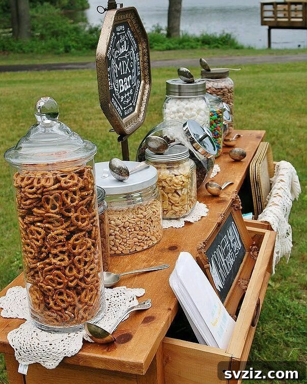 Beyond the Buffet: Creative Wedding Food Bars 7 snack bar
