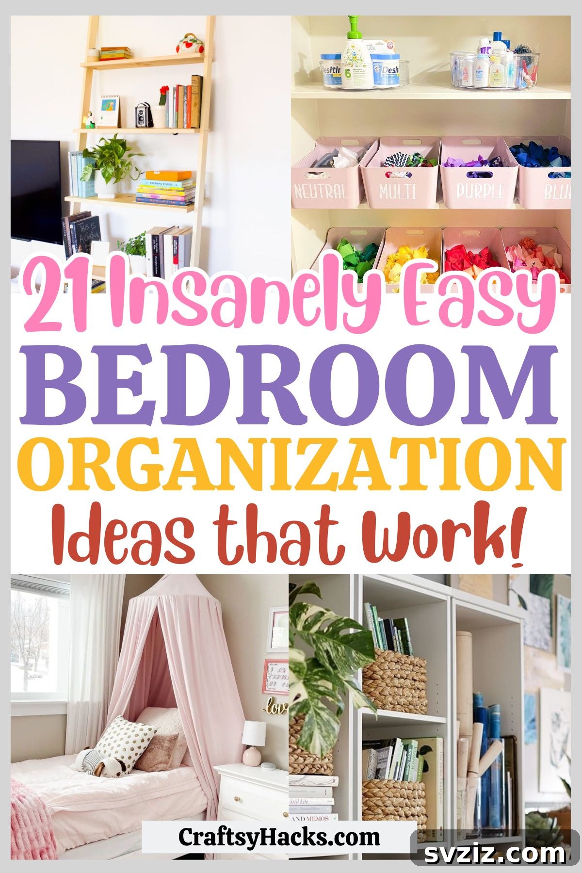 Bedroom Organization Ideas