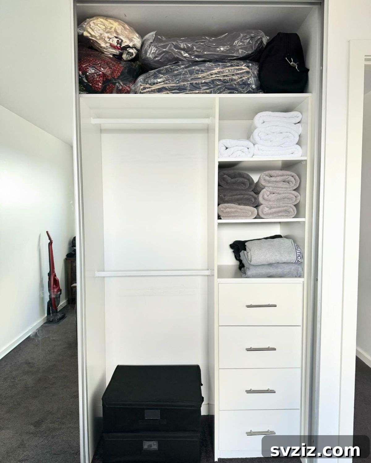 floor to ceiling closet storage