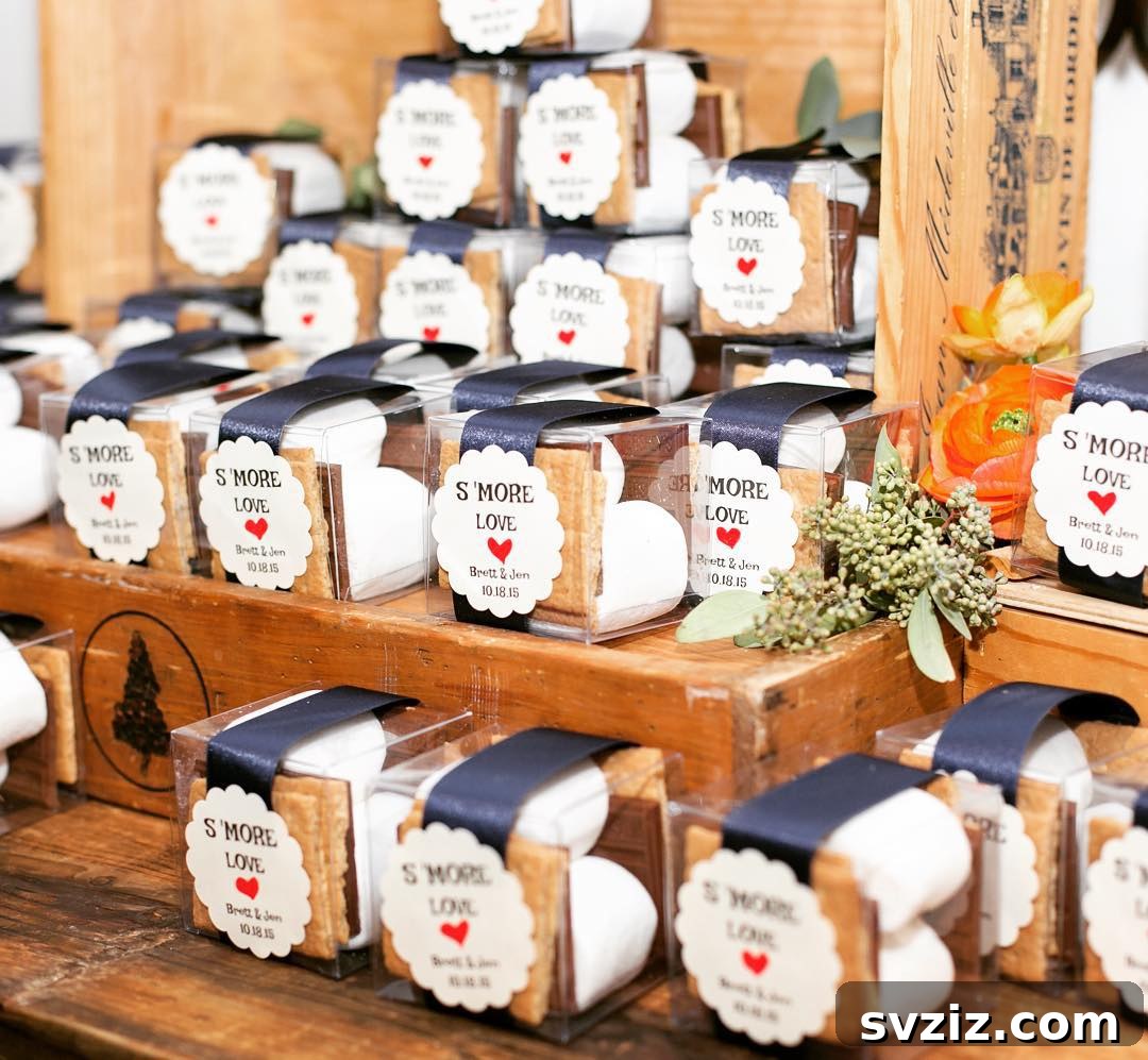 27 Absolutely Adorable Wedding Details for Your Big Day 12 S’Mores Boxes as wedding favors