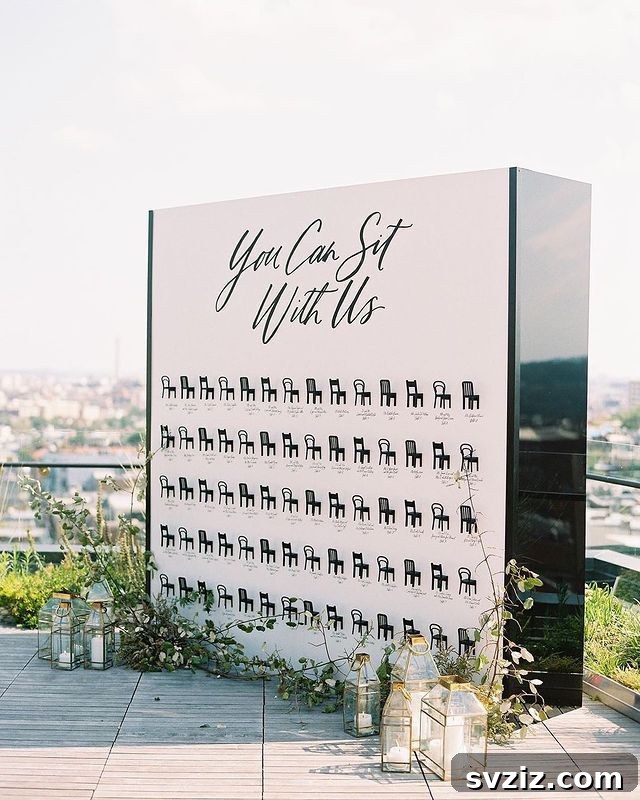 27 Absolutely Adorable Wedding Details for Your Big Day 3 “You Can Sit With Us” Seating Chart for cute wedding guests