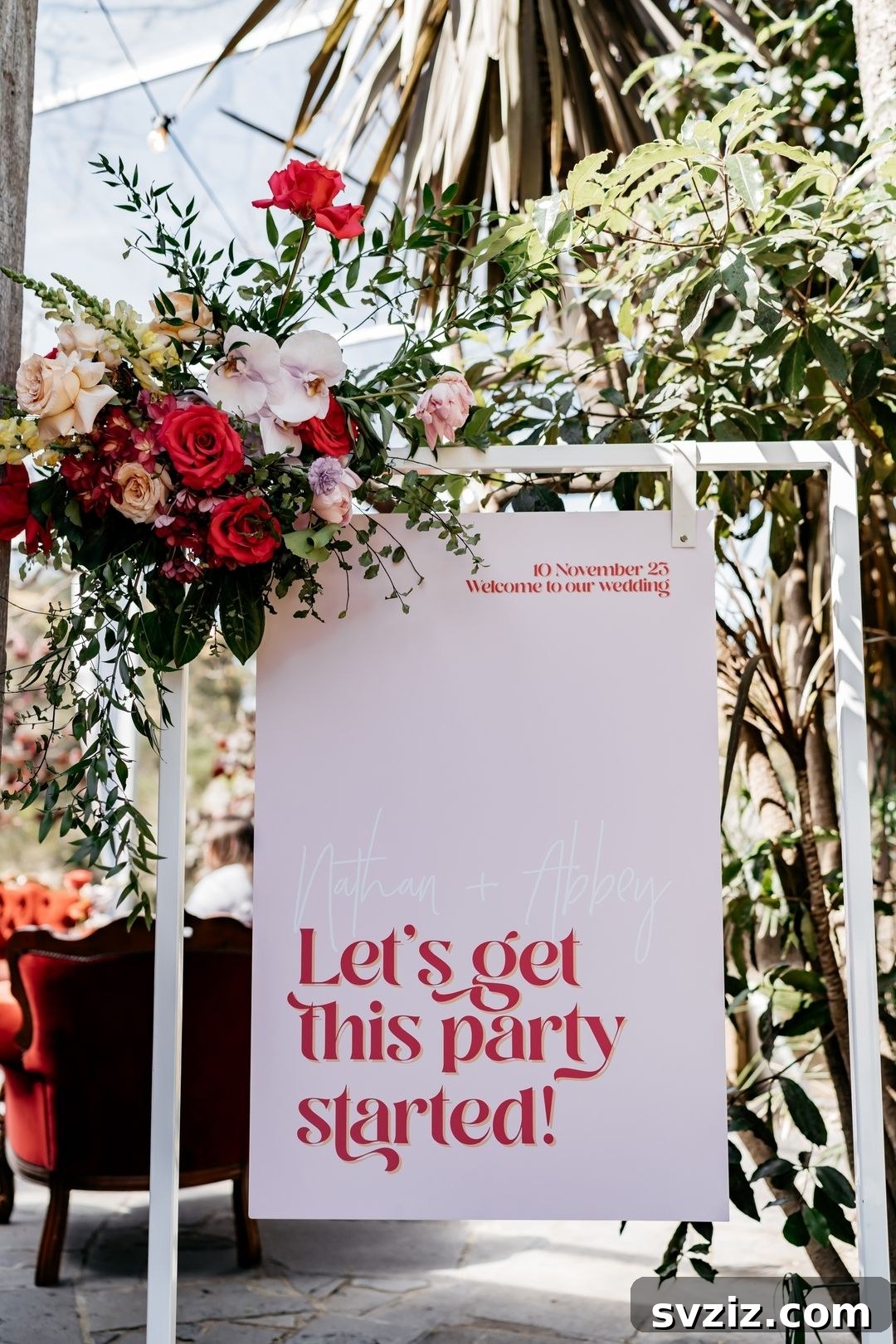 27 Absolutely Adorable Wedding Details for Your Big Day 29 Spice Up Your Welcome Sign wedding decor