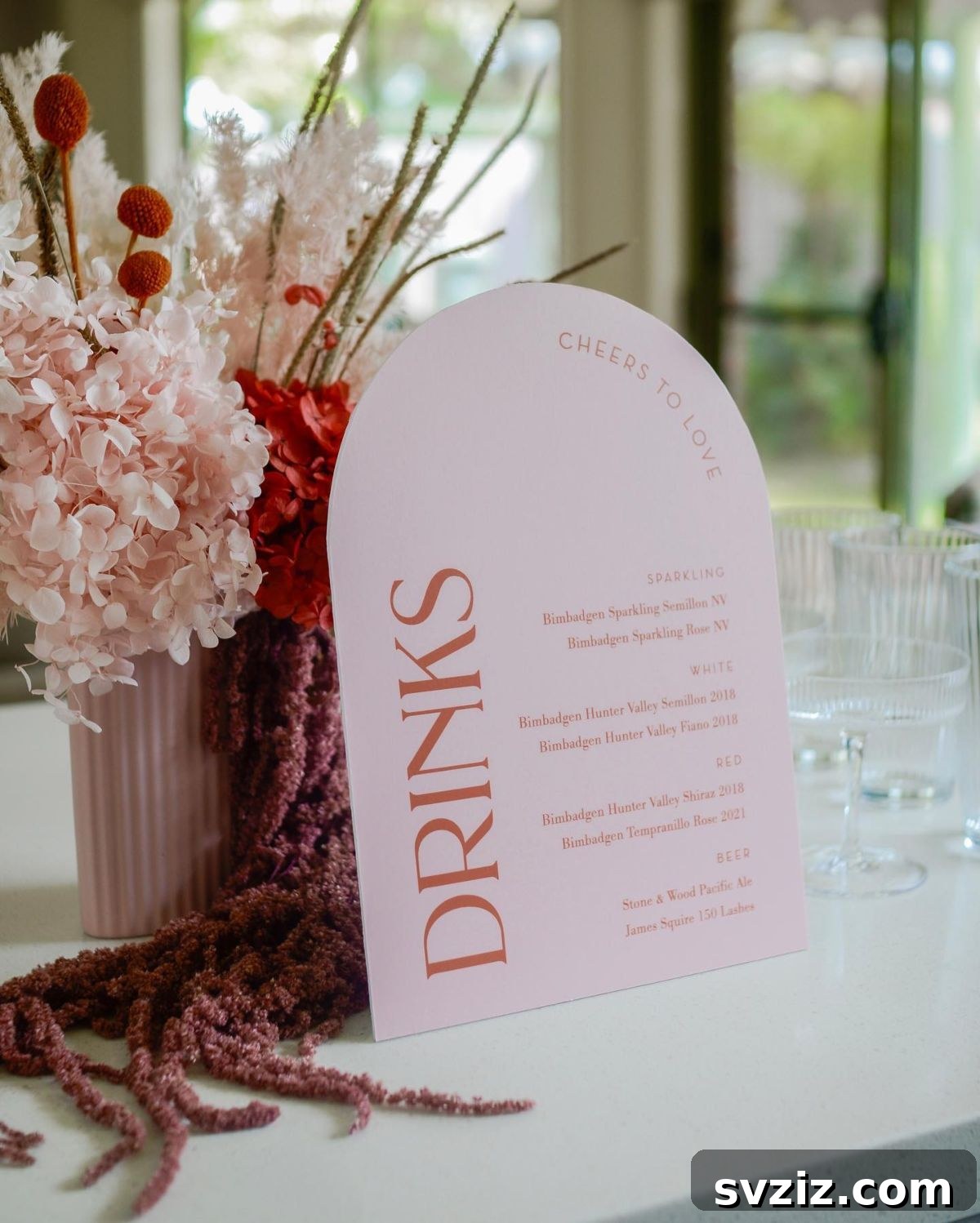 27 Absolutely Adorable Wedding Details for Your Big Day 30 ‘Cheers to Love’ Drinks Menu wedding bar idea