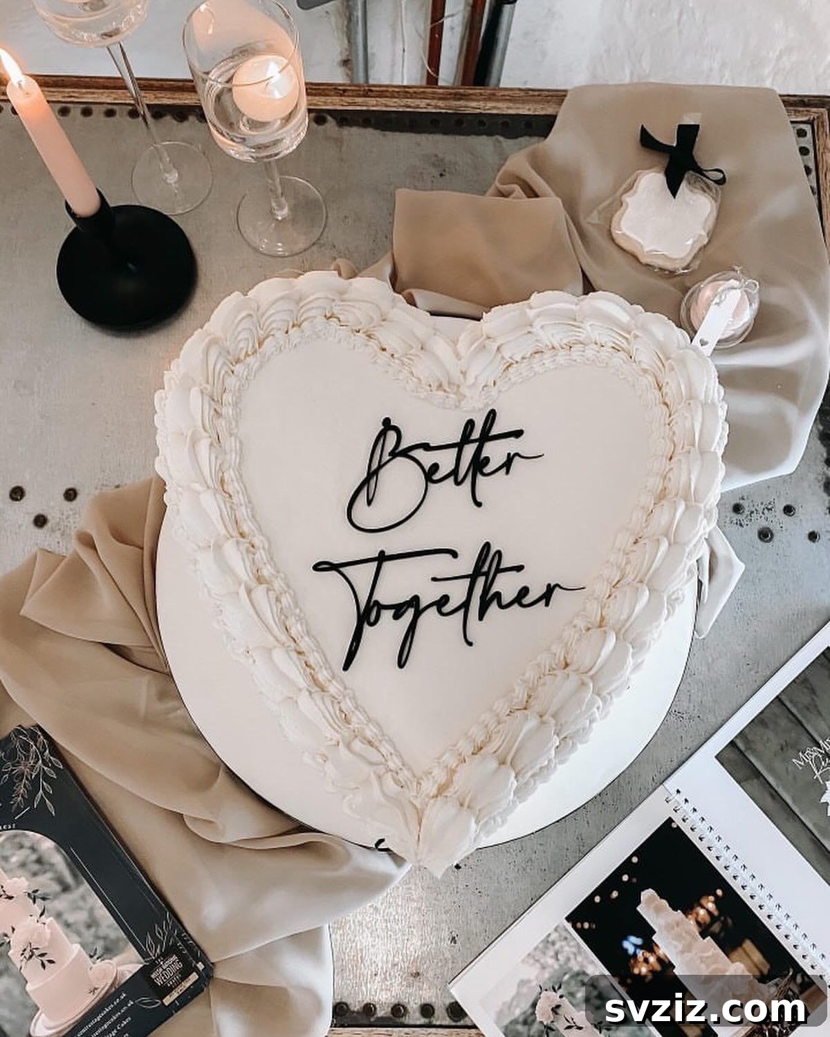 27 Absolutely Adorable Wedding Details for Your Big Day 33 “Better Together’ Wedding Cake design