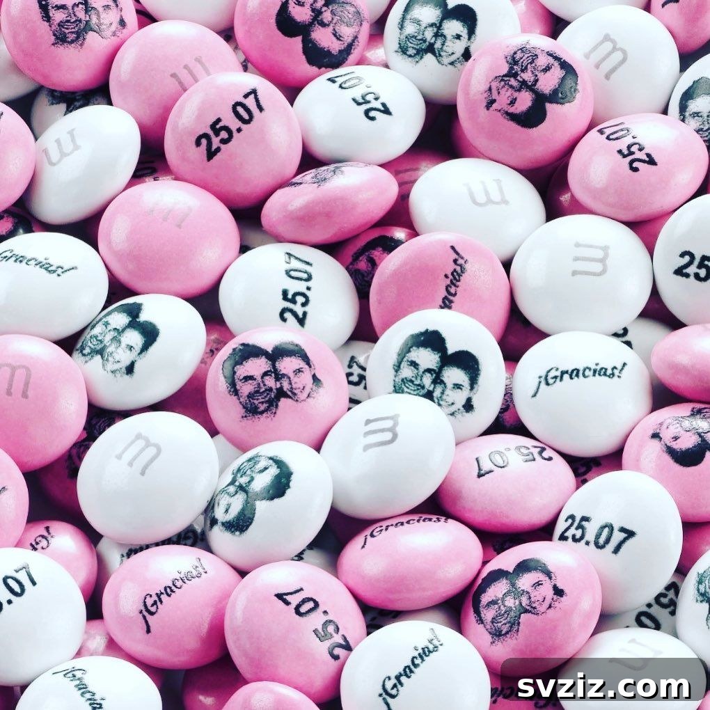 27 Absolutely Adorable Wedding Details for Your Big Day 6 Custom M&Ms wedding favors