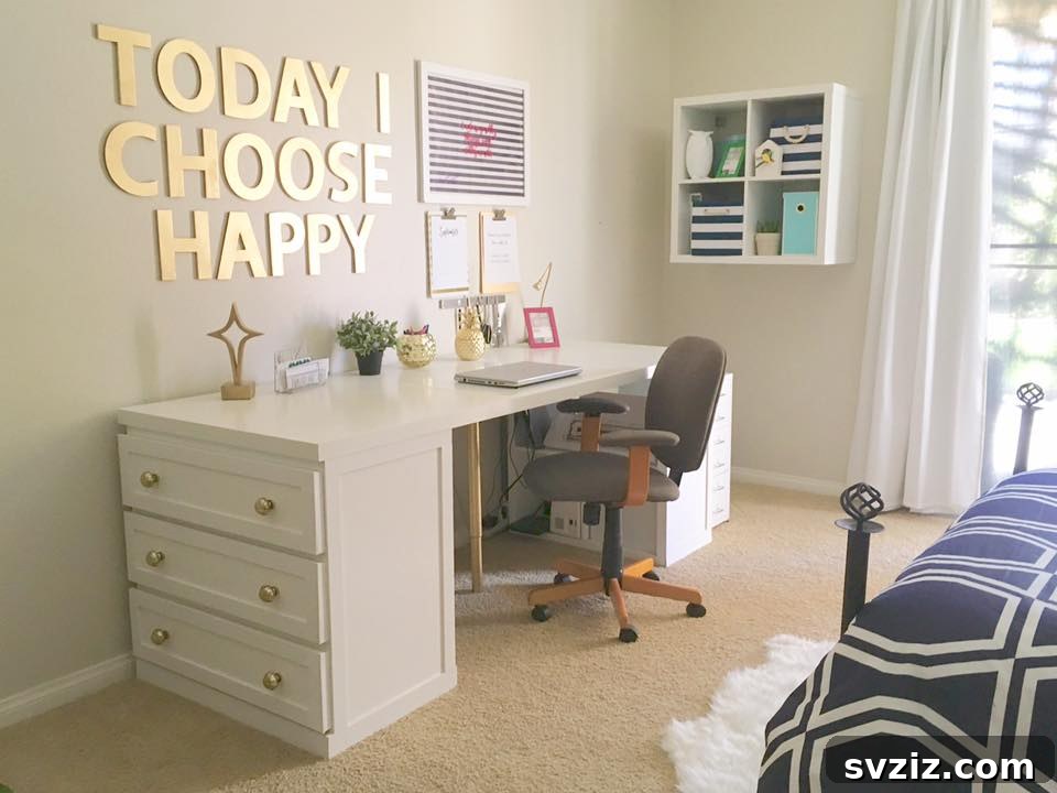 21 Ingenious IKEA Desk Ideas to Double Your Storage 11 The Malm Desk
