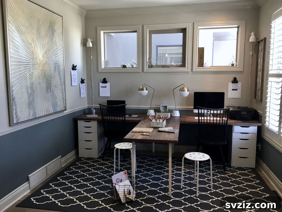 21 Ingenious IKEA Desk Ideas to Double Your Storage 16 Family Home Office