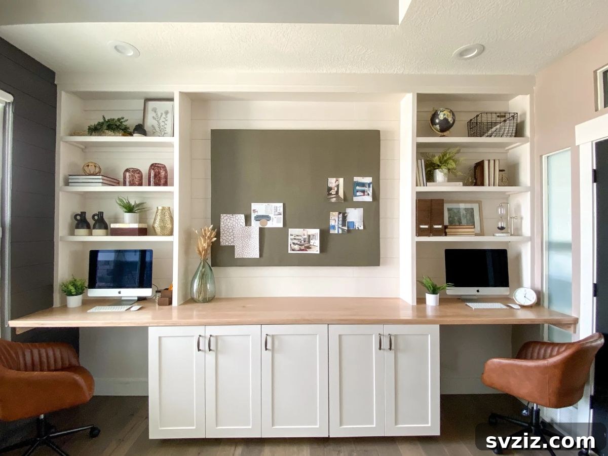21 Ingenious IKEA Desk Ideas to Double Your Storage 17 Home Office Built-Ins