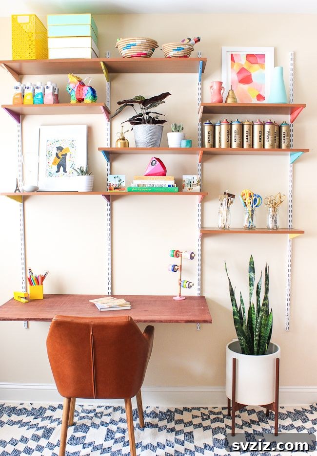 21 Ingenious IKEA Desk Ideas to Double Your Storage 19 DIY Wall-Mounted Desk