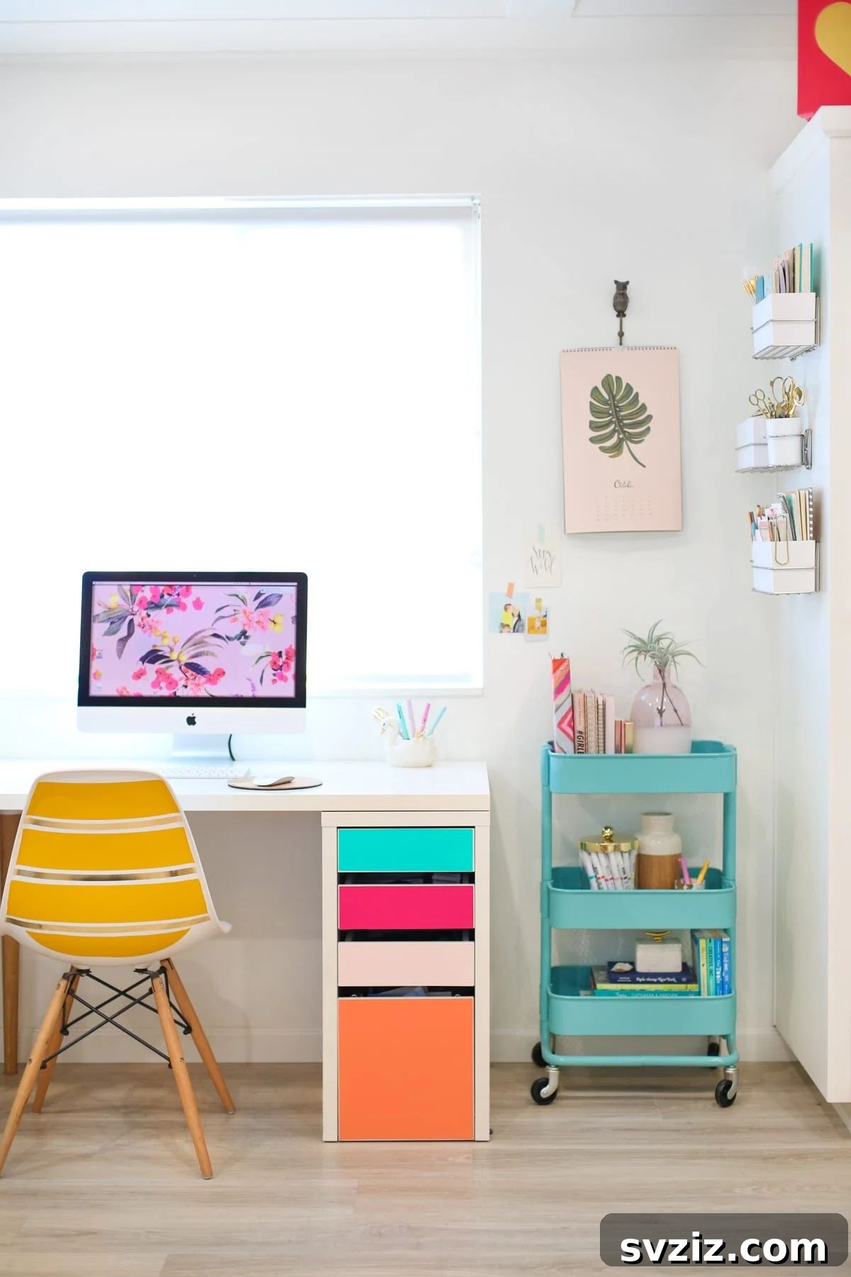 21 Ingenious IKEA Desk Ideas to Double Your Storage 22 No-Paint Colorful Drawers
