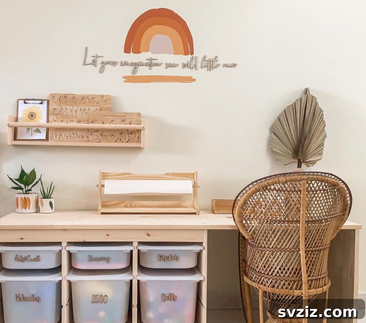 21 Ingenious IKEA Desk Ideas to Double Your Storage 5 The IKEA Trofast Desk
