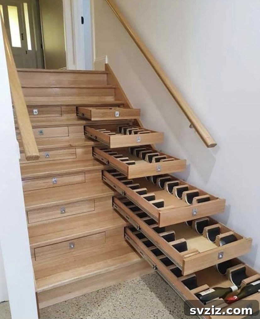 21 Smart Hidden Storage Solutions To Optimize Every Inch 7 stair drawers