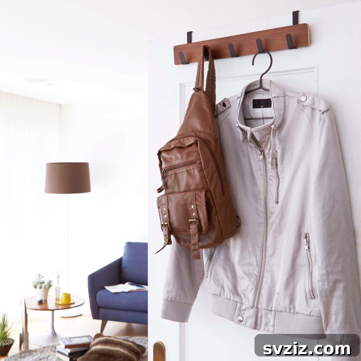 Unlock Your Door's Potential: Clever Storage Hacks 17 Over-the-Door Coat Hanger