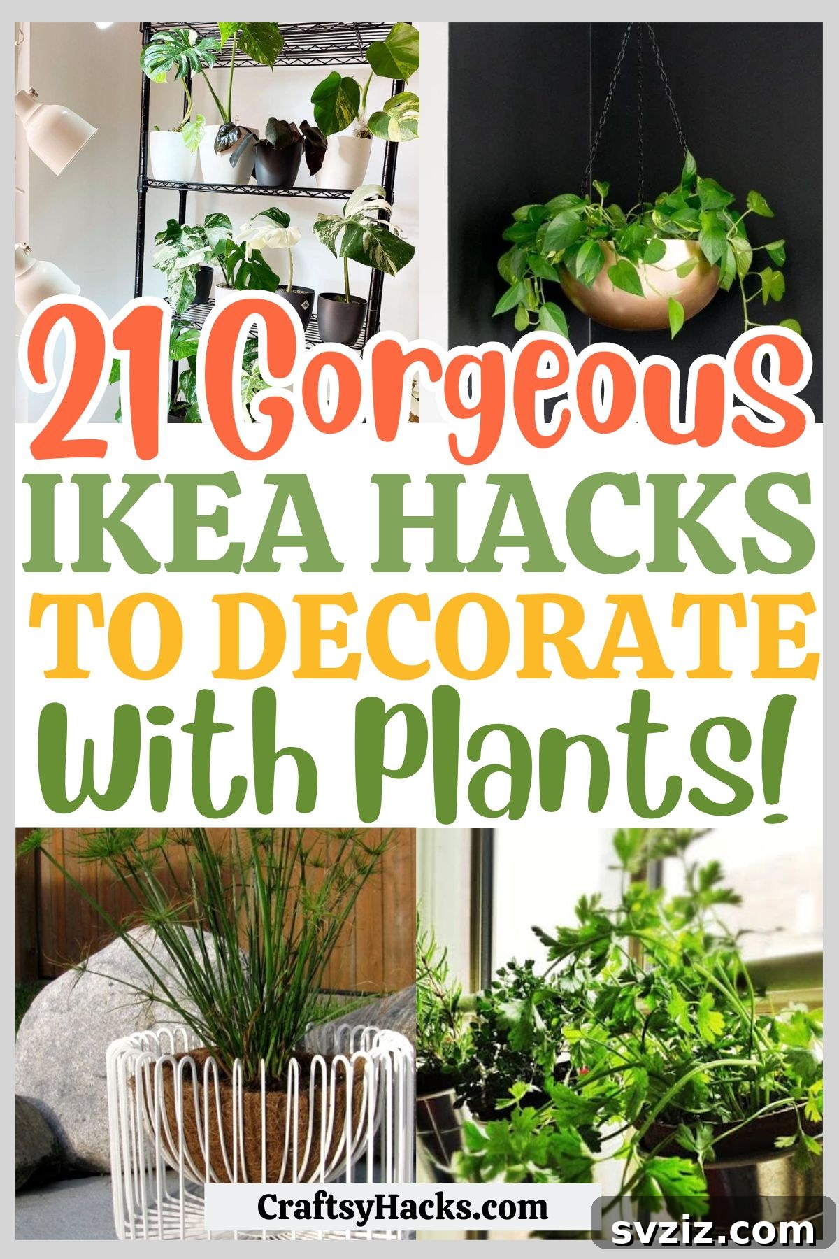 Ingenious IKEA Plant Hacks to Brighten Your Home 2 IKEA plant hacks