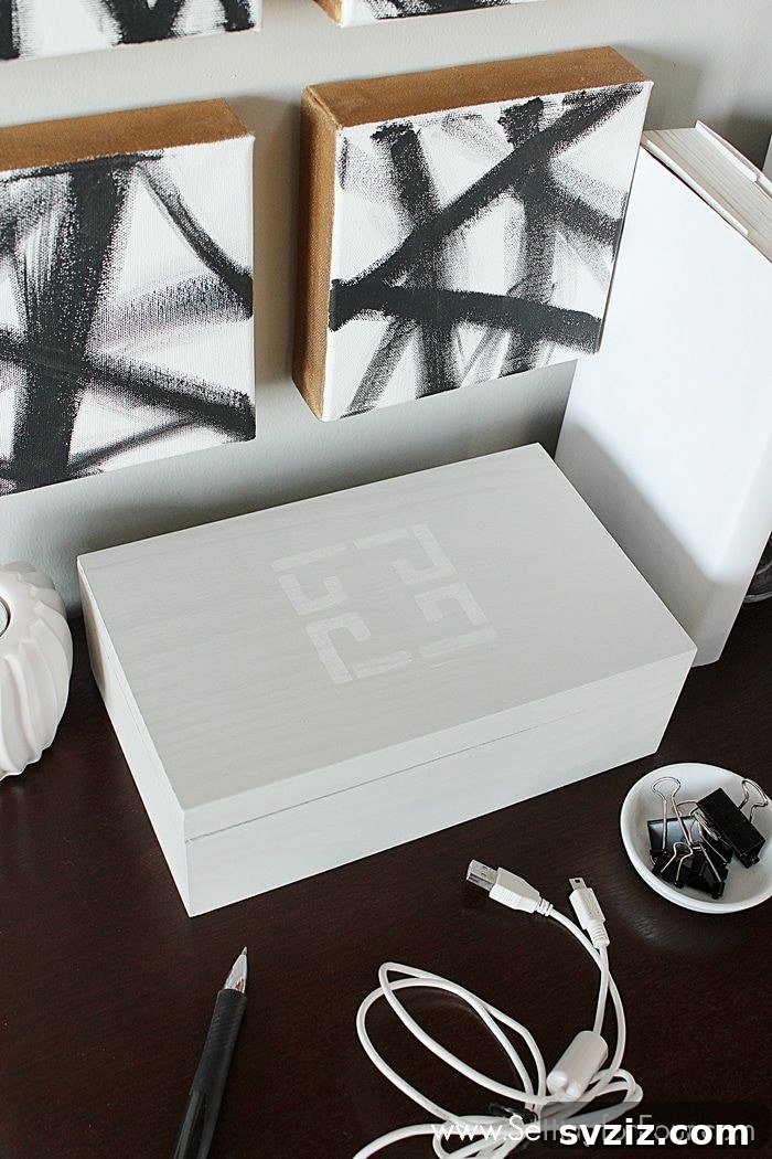 DIY Cable Storage Box