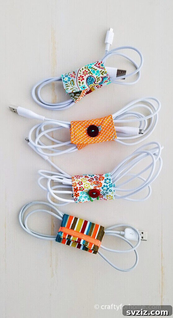 fabric cord holder