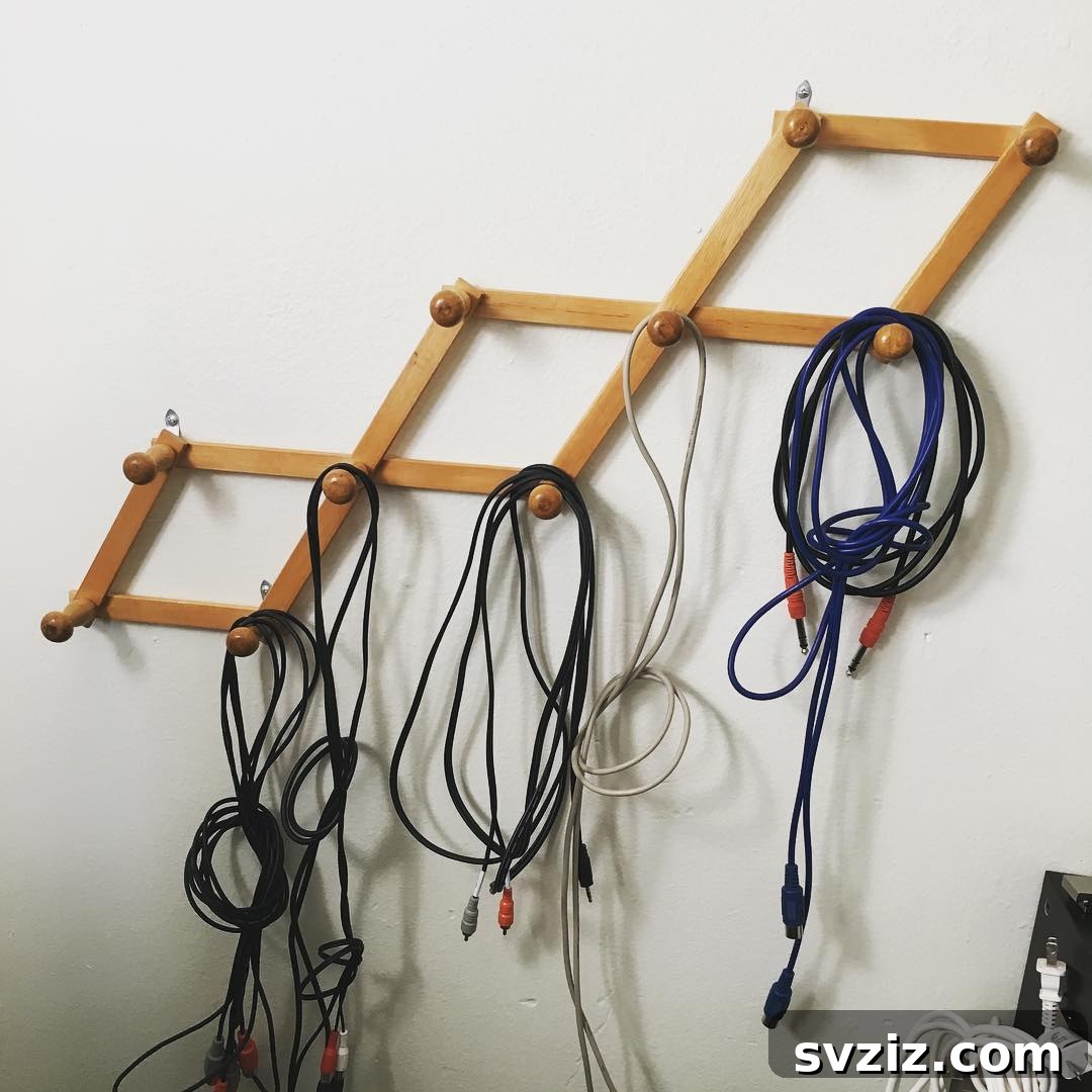 repurposed coat rack