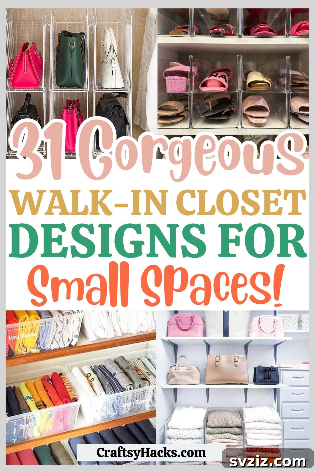 Small Walk-in Closet Ideas