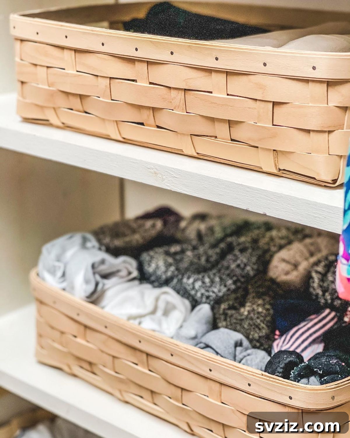 Seasonal Basket Storage