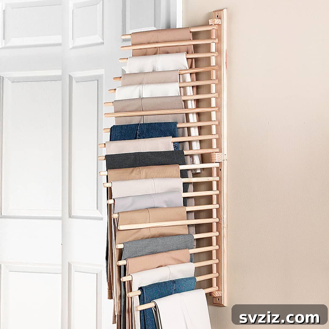 Vertical Pants Rack