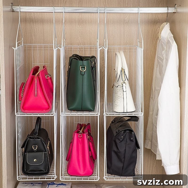 Hanging Handbag Storage