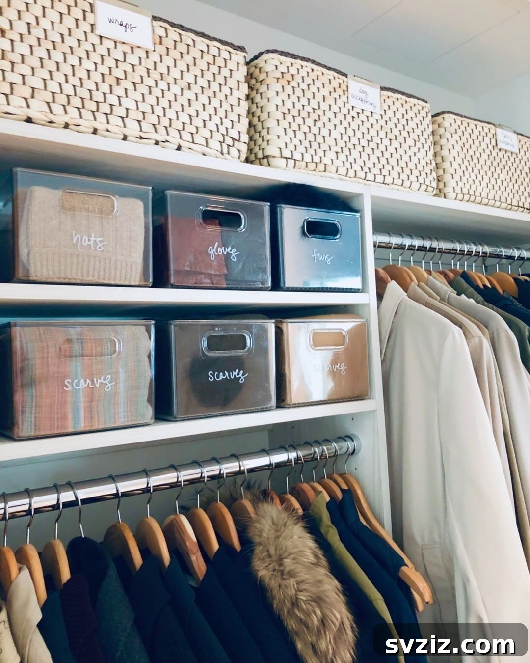 clear bins
