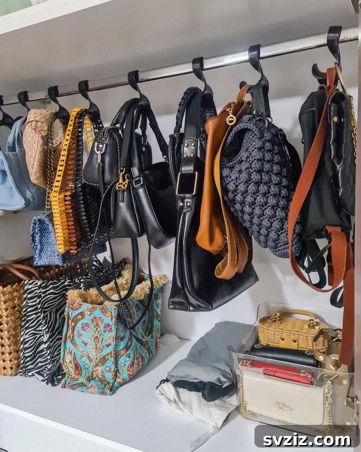Dedicated Hanging Bag Rail