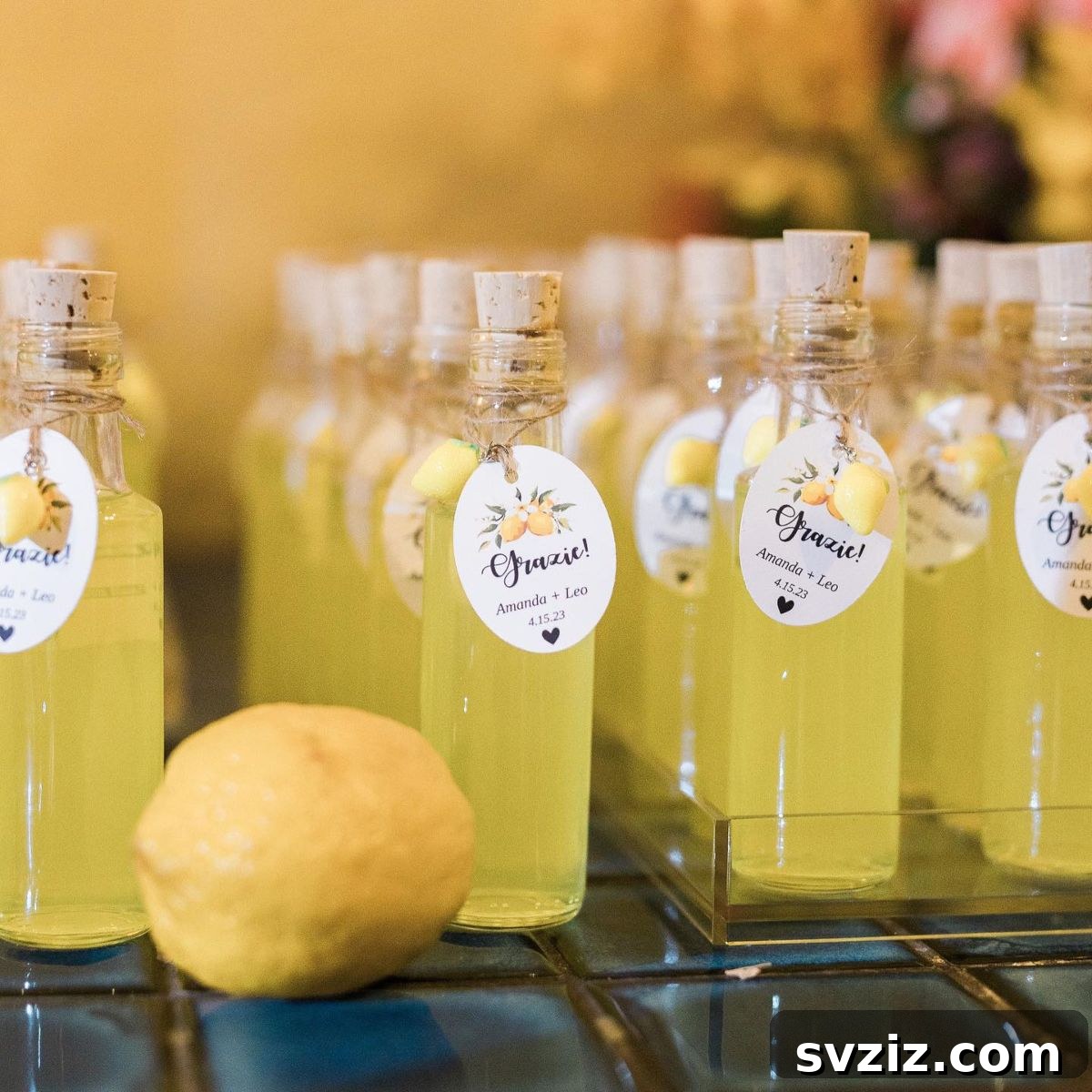 Homemade Limoncello