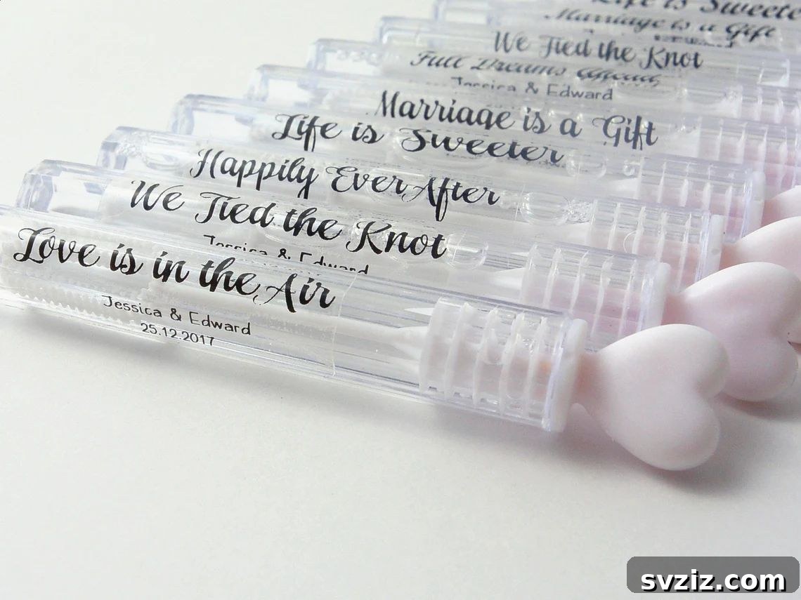 Wedding Bubble Tubes