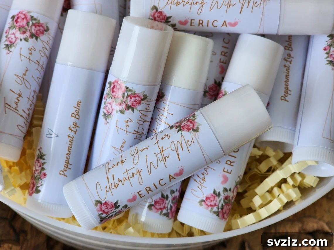 Lip Balm Favors