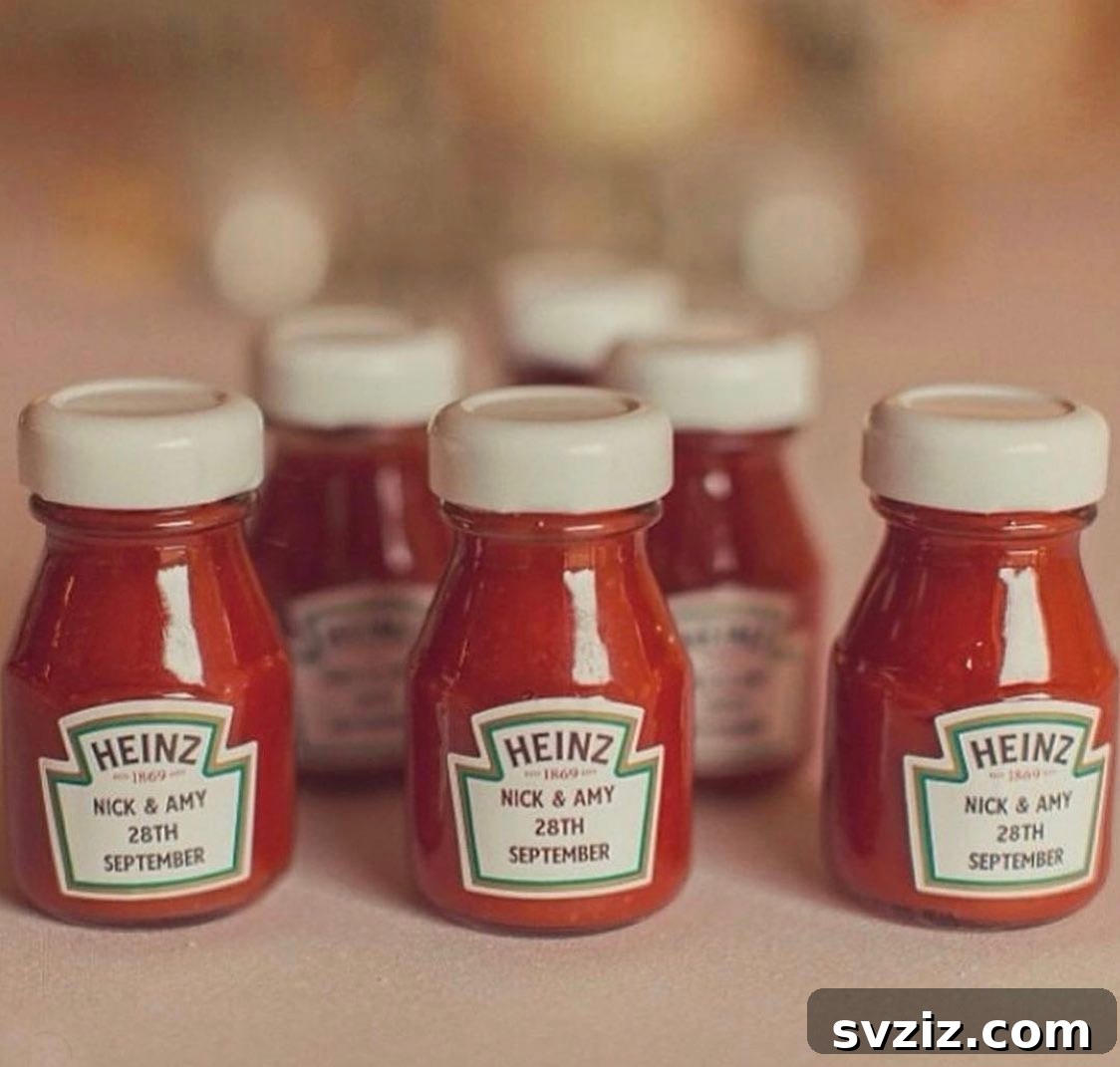 Tiny Ketchup Bottles