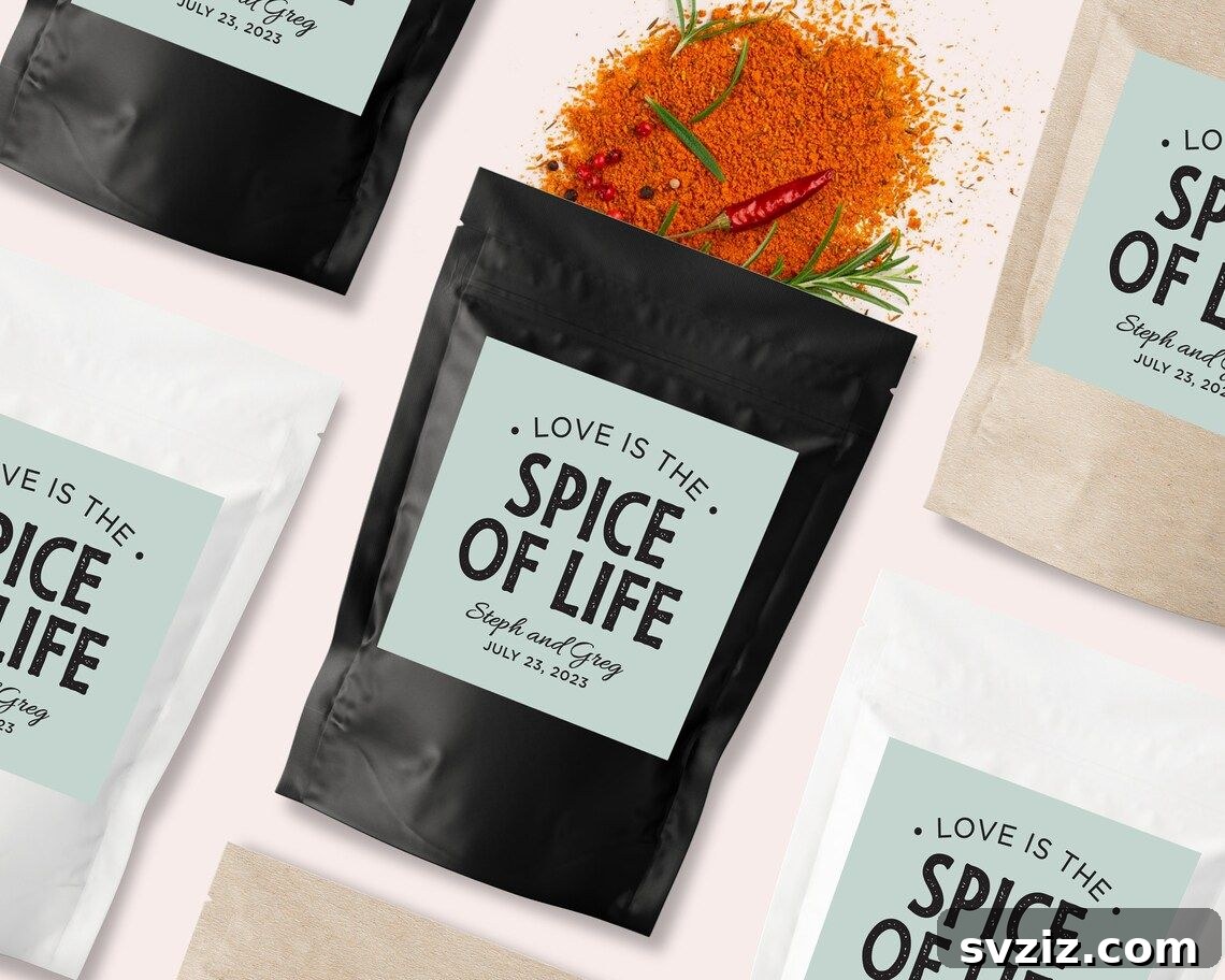 Spice Bag Favors