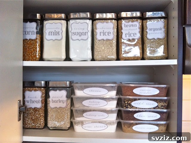Glass Canisters for Pantry